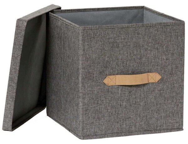 LOVE !T STORE !T Premium Aufbewahrungsbox grau 30,0 x 30,0 x 30,0 cm, 1 St.