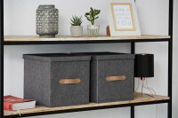 LOVE !T STORE !T Premium Aufbewahrungsbox grau 30,0 x 30,0 x 30,0 cm, 1 St.