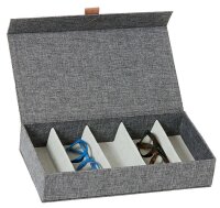 LOVE !T STORE !T Premium Brillenbox grau 30,0 x 17,0 x...