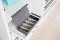 LOVE !T STORE !T Premium Brillenbox grau 30,0 x 17,0 x 6,0 cm, 1 St.
