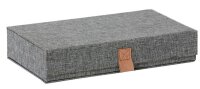 LOVE !T STORE !T Premium Brillenbox grau 30,0 x 17,0 x...