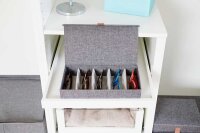 LOVE !T STORE !T Premium Brillenbox grau 30,0 x 17,0 x 6,0 cm, 1 St.