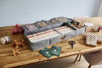 LOVE !T STORE !T Premium Geschenkpapier-Organizer grau 90,0 x 30,0 x 12,0 cm, 1 St.