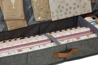 LOVE !T STORE !T Premium Geschenkpapier-Organizer grau 90,0 x 30,0 x 12,0 cm, 1 St.
