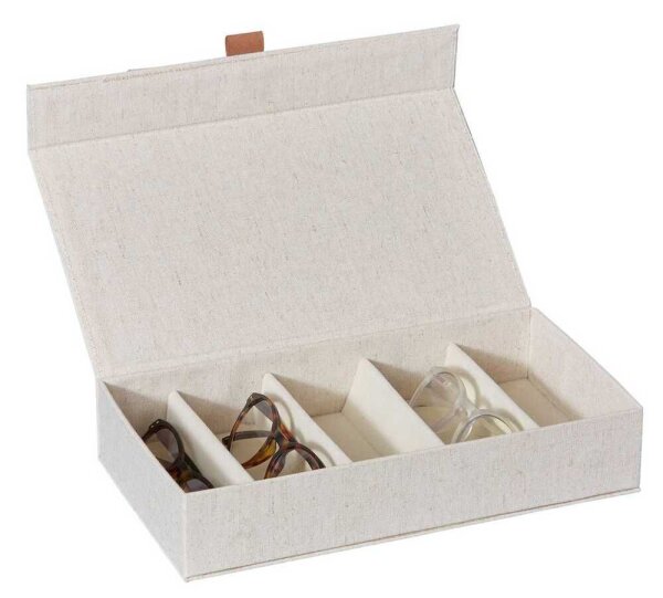 LOVE !T STORE !T Premium Brillenbox beige 30,0 x 17,0 x 6,0 cm, 1 St.