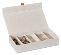 LOVE !T STORE !T Premium Brillenbox beige 30,0 x 17,0 x...