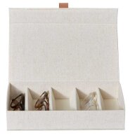 LOVE !T STORE !T Premium Brillenbox beige 30,0 x 17,0 x 6,0 cm, 1 St.