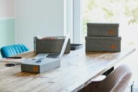 LOVE !T STORE !T Premium Aufbewahrungsboxen-Set grau, 1 Set