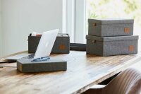 LOVE !T STORE !T Premium Aufbewahrungsboxen-Set grau, 1 Set