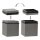 LOVE !T STORE !T Wohnzimmer-Hocker LOFT 679035 grau, 1 St.