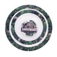 Kindergeschirr-Set Jurassic World blau/grün 3-tlg., 3 St.