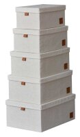 LOVE !T STORE !T Premium Aufbewahrungsboxen-Set beige, 1 Set