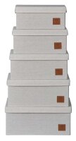 LOVE !T STORE !T Premium Aufbewahrungsboxen-Set beige, 1 Set