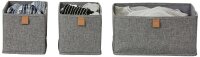 LOVE !T STORE !T Premium Aufbewahrungskörbe-Set grau, 1 Set