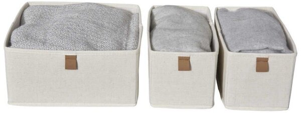 LOVE !T STORE !T Premium Aufbewahrungskörbe-Set beige, 1 Set