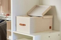 LOVE !T STORE !T Premium Aufbewahrungsbox beige 47,0 x 30,0 x 22,0 cm, 1 St.