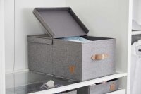 LOVE !T STORE !T Premium Aufbewahrungsbox grau 47,0 x 30,0 x 22,0 cm, 1 St.