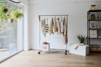 LOVE !T STORE !T Rollgarderobe LOFT 550382OS grau Metall ohne Haken 129,0 x 166,0 cm, 1 St.