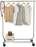 LOVE !T STORE !T Rollgarderobe LOFT 550382OS grau Metall ohne Haken 129,0 x 166,0 cm, 1 St.