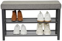 LOVE !T STORE !T Schuhregal LOFT schwarz, grau 80,0 x...