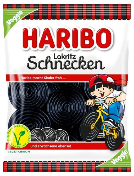 HARIBO Lakritz Schnecken Lakritz 175,0 g, 1 Pack