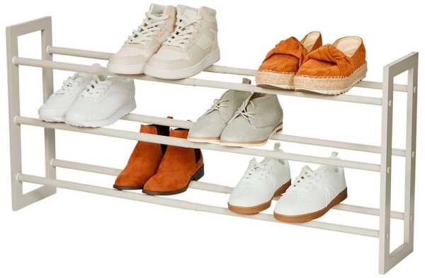LOVE !T STORE !T Teleskop-Schuhregal LOFT hellgrau 54,5 - 99,0 x 17,0 x 45,5 cm, 1 St.