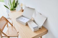 LOVE !T STORE !T Premium Aufbewahrungsboxen-Set beige, 1 Set