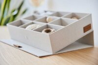 LOVE !T STORE !T Premium Aufbewahrungsbox beige 32,0 x 25,0 x 8,0 cm, 1 St.