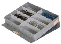 LOVE !T STORE !T Premium Brillenbox grau 32,0 x 25,0 x...
