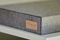 LOVE !T STORE !T Premium Brillenbox grau 32,0 x 25,0 x 5,5 cm, 1 St.