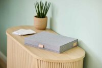 LOVE !T STORE !T Premium Brillenbox grau 32,0 x 25,0 x 5,5 cm, 1 St.