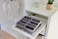 LOVE !T STORE !T Premium Brillenbox grau 32,0 x 25,0 x 5,5 cm, 1 St.