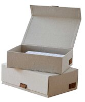 LOVE !T STORE !T Premium Aufbewahrungsboxen-Set beige, 1 Set