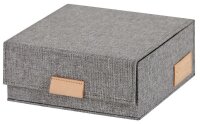 LOVE !T STORE !T Premium Uhrenbox grau 16,5 x 16,5 x 7,0 cm, 1 St.