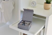 LOVE !T STORE !T Premium Uhrenbox grau 16,5 x 16,5 x 7,0 cm, 1 St.