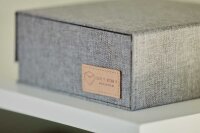 LOVE !T STORE !T Premium Uhrenbox grau 16,5 x 16,5 x 7,0 cm, 1 St.