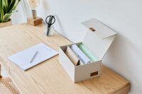 LOVE !T STORE !T Premium Aufbewahrungsbox beige 23,0 x 18,0 x 12,0 cm, 1 St.