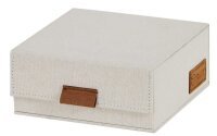 LOVE !T STORE !T Premium Uhrenbox beige 16,5 x 16,5 x 7,0 cm, 1 St.
