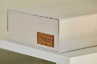 LOVE !T STORE !T Premium Uhrenbox beige 16,5 x 16,5 x 7,0 cm, 1 St.