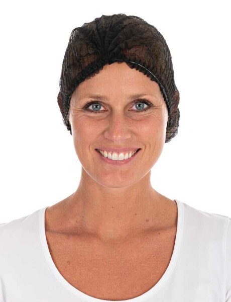 HYGONORM unisex Klipphauben light schwarz Größe Mittel 100 St.