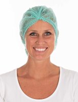 HYGONORM unisex Klipphauben light grün...