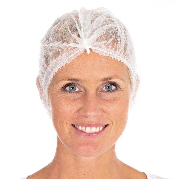 HYGONORM unisex Klipphauben light weiß Größe Groß 100 St.