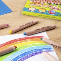 JOLLY Supersoft 3 in 1 Buntstifte farbsortiert, 12 St.