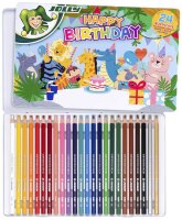 JOLLY Happy Birthday Supersticks Delta Buntstifte...