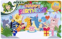 JOLLY Happy Birthday Supersticks Delta Buntstifte farbsortiert, 24 St.