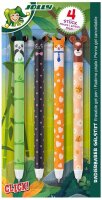 JOLLY Gelschreiber Tiermotive 0,5 mm, Schreibfarbe: blau,...