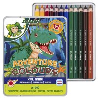JOLLY X-BIG Adventure Colours Buntstifte farbsortiert, 12...