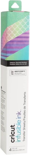 cricut™ Infusible Ink Transferfolien für Schneideplotter Sublimationsfolie 30,5 x 30,5 cm,  4 St.