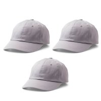 cricut™ Baseball Caps für Transferpressen grau, 3 St.