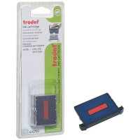 trodat Ersatzstempelkissen 6/4750/2 blau/rot 4,1 x 2,4...